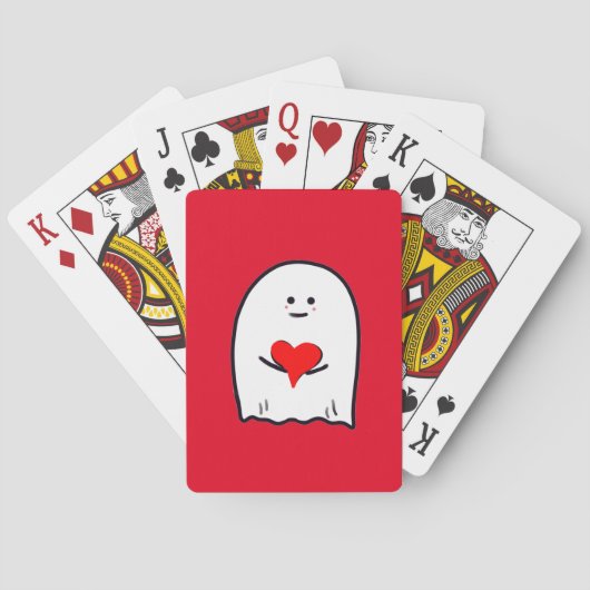 Geist mit Herz Spielkarten (Rückseite)