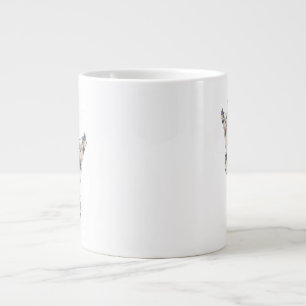 Geist mit kleinen Schmetterlingen Halloween Jumbo-Tasse