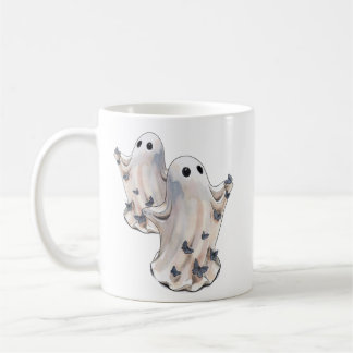 Geist mit kleinen Schmetterlingen Halloween  Kaffeetasse