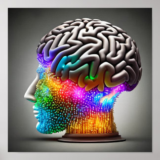 Geist mit Licht Poster