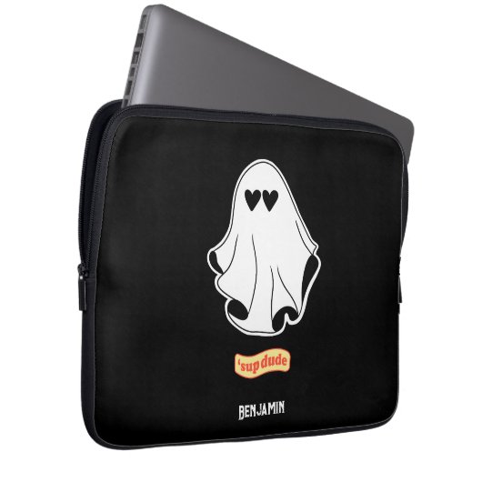 Geist mit Liebe Augen 'sup Typ Anpassbar Laptopschutzhülle (Vorne Rechts)