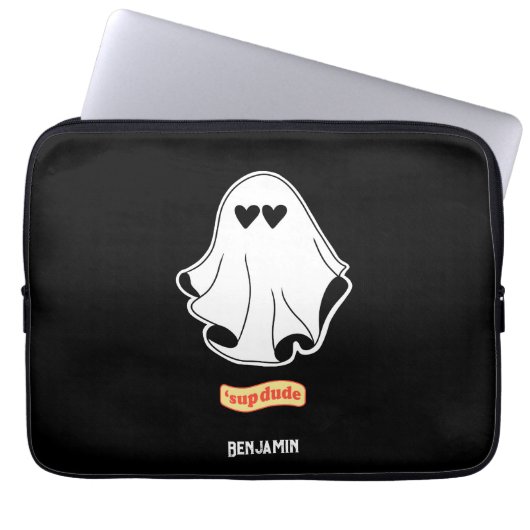 Geist mit Liebe Augen 'sup Typ Anpassbar Laptopschutzhülle (Vorderseite)