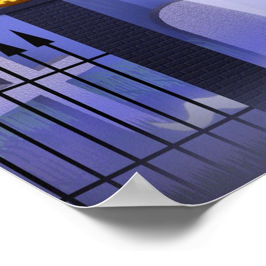 Geist mit Maske Poster (Ecke)