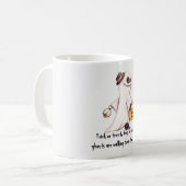 Geist mit Pumpkin Kaffeetasse (Vorderseite Links)