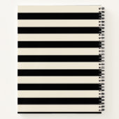 Geist mit Sonnenblumen & Name Whimsical Halloween Notizblock (Rückseite)