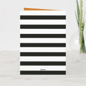 Geist mit Sonnenblumen Whimsical Happy Halloween Karte (Rückseite)