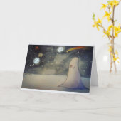 Geist mit Sternenkarte Karte (Gelbe Blume)