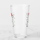 Geist mit Weihnachtsbaum Glas (Links)