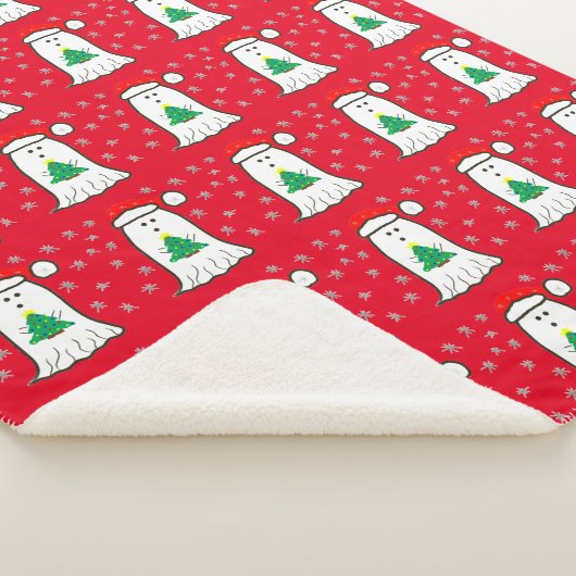 Geist mit Weihnachtsbaum Sherpadecke (3/4)