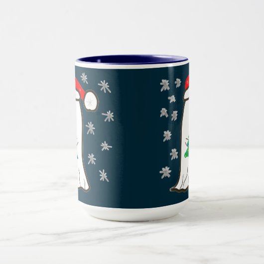 Geist mit Weihnachtsbaum Tasse (Zentrum)