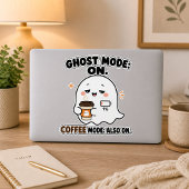 Geist Modus An Kaffee Modus Auch An Lustiger Geist Aufkleber