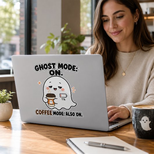 Geist Modus An Kaffee Modus Auch An Lustiger Geist Aufkleber