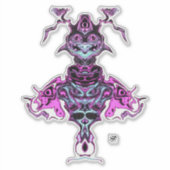 Geist (oder sehr seltsames Huhn) v2 Aufkleber (Vorderseite)