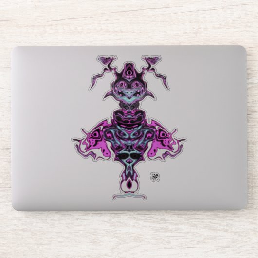 Geist (oder sehr seltsames Huhn) v2 Aufkleber (Computer)