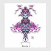 Geist (oder sehr seltsames Huhn) v2 Aufkleber (Blatt)