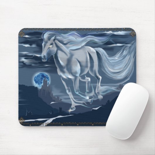 Geist-Pferd Mousepad (Mit Mouse)