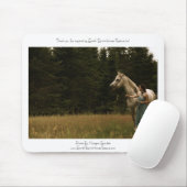 Geist-Pferd und Frau Mousepad (Mit Mouse)