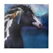 Geist-Pferdepferdeartige Fliese (Vorderseite)