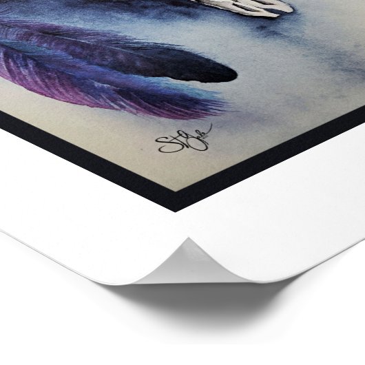 "Geist" Poster (Ecke)