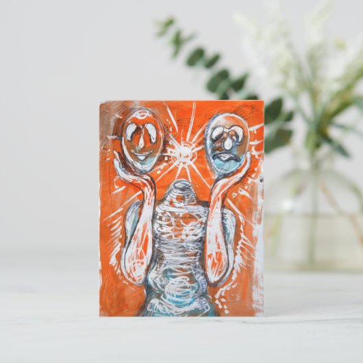 Geist Postkarte (Stehend Vorderseite)