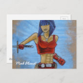 Geist Postkarte (Vorne/Hinten)