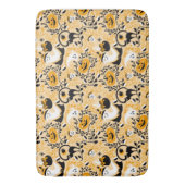 Geist, Pumpkins und schwarze Katzen Badematte (Vorderseite Vertikal)