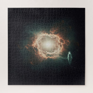 Geist Reisen in unbekanntes spirituelles, helles L Puzzle