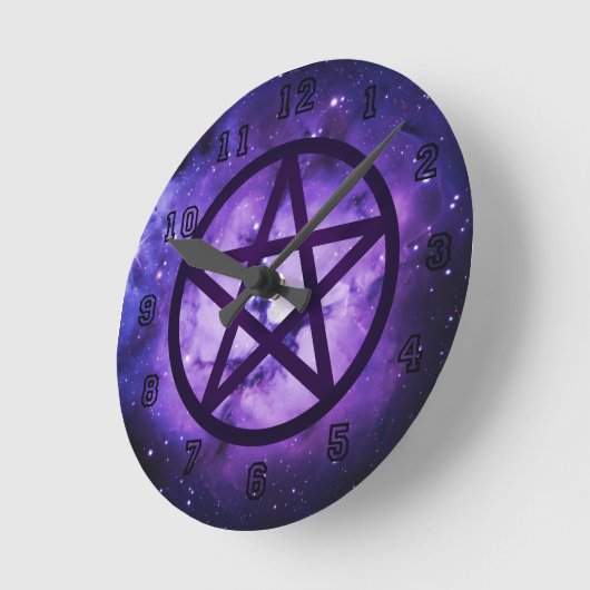 "Geist" Runde Wanduhr (Winkel)