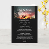 Geist Samhains Karte (Gelbe Blume)