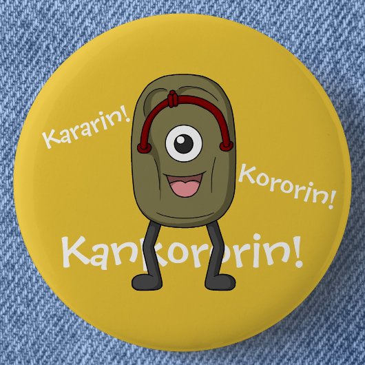 Geist-Sandal Bakezori- Lustiger Yokai Button