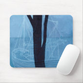 Geist-Schiff eins 2012 Mousepad (Mit Mouse)