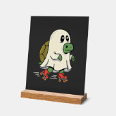 Geist Schildkröte Rollschuhe Halloween Design_1 Acrylschild (Winkel)