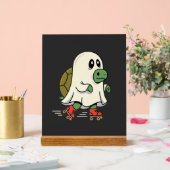 Geist Schildkröte Rollschuhe Halloween Design_1 Acrylschild (Hochzeit)