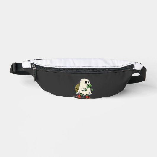 Geist Schildkröte Rollschuhe Halloween Design_1 Bauchtasche (Vorderseite)