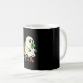 Geist Schildkröte Rollschuhe Halloween Design_1 Kaffeetasse (VorderseiteRechts)