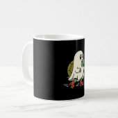Geist Schildkröte Rollschuhe Halloween Design_1 Kaffeetasse (Vorderseite Links)
