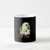 Geist Schildkröte Rollschuhe Halloween Design_1 Kaffeetasse (Mittel)