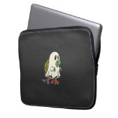 Geist Schildkröte Rollschuhe Halloween Design_1 Laptopschutzhülle (Vorderseite Links)