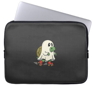 Geist Schildkröte Rollschuhe Halloween Design_1 Laptopschutzhülle