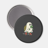 Geist Schildkröte Rollschuhe Halloween Design_1 Magnet (Vorderseite/Rückseite)