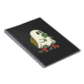 Geist Schildkröte Rollschuhe Halloween Design_1 Notizblock (Rechte Seite)