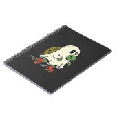 Geist Schildkröte Rollschuhe Halloween Design_1 Notizblock (Linke Seite)