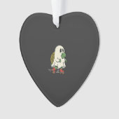 Geist Schildkröte Rollschuhe Halloween Design_1 Ornament (Vorderseite)