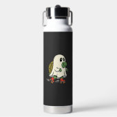 Geist Schildkröte Rollschuhe Halloween Design_1 Trinkflasche (Vorderseite)
