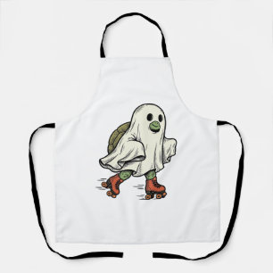 Geist Schildkröte Rollschuhfahren Vintage Hallowee Schürze