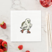Geist Schildkröte Rollschuhfahren Vintage Hallowee Serviette (Beispiel)