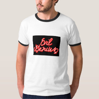 Geist-schwarzer/roter Wecker T-Shirt