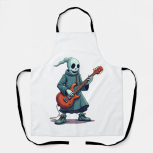 Geist spielt Gitarre � Gruselige Musik Halloween-S Schürze