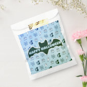 Geist, Spinnennetze und schwarze Katzen Blau Geschenktütchen (Versiegelt)