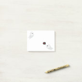 Geist-Sprichwort Boo Halloween-Cartoon niedlicher Post-it Klebezettel (Auf Schreibtisch)